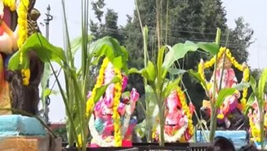 Karnataka’s Maddur wears festive look as 108 Ganesh idols set for immersion amid tight security