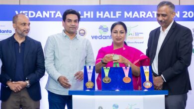 CM Rekha Gupta unveils Delhi Half Marathon 2026 finisher’s medal