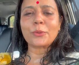 Trinamool MP Mahua Moitra faces egg attack during party meeting in Bengal’s Nadia