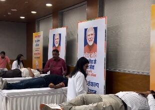 Seva Sankalp Abhiyan: Nitin Nabin starts blood donation camp at BJP HQs on PM Modi’s birthday