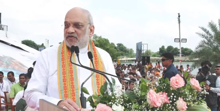 No political leader could match his 25-year tenure as CM and PM: HM Shah in Vadnagar, PM Modi’s birthplace