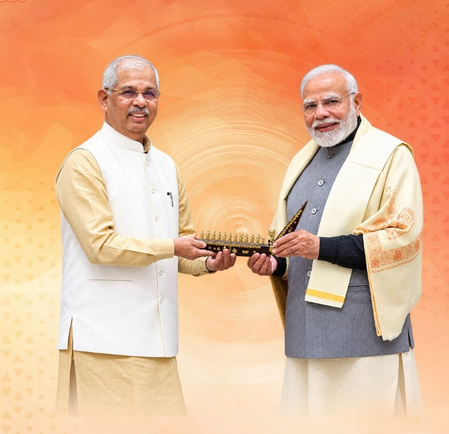 TN Governor Arlekar, CM Vijay extend birthday greetings to PM Modi TN Governor Arlekar, CM Vijay extend birthday greetings to PM Modi