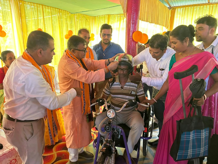 Over 100 senior citizens, Divyangjan provided aids in Tripura on PM Modi’s birthday Over 100 senior citizens, Divyangjan provided aids in Tripura on PM Modi’s birthday