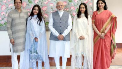 Jayant Chaudhary meets PM Modi with family ahead of Muzaffarnagar rally