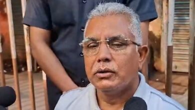 Dilip Ghosh says Trinamool Congress ‘finishing itself’ after ECI bars both factions from using party name, symbol