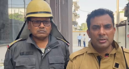 Massive fire breaks out at Noida garment factory, eight fire tenders deployed Massive fire breaks out at Noida garment factory, eight fire tenders deployed
