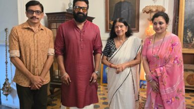 Rishab Shetty, wife Pragathi Shetty meet Travancore Royal Family; offer prayers at world renowned Sree Padmanabhaswamy Temple