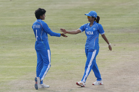 Asian Games: Charani picks four-wicket haul as India bowl hosts Japan for 57 in QF Asian Games: Charani picks four-wicket haul as India bowl hosts Japan for 57 in QF