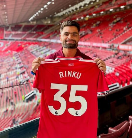 ‘I’m Man United fan because of Nitish Rana, he introduced me to football’: Rinku Singh ‘I’m Man United fan because of Nitish Rana, he introduced me to football’: Rinku Singh