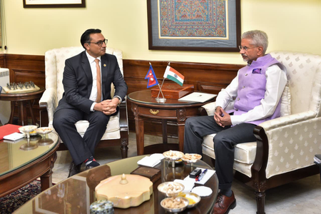 EAM Jaishankar and visiting Nepal Finance Minister discuss strengthening overall cooperation EAM Jaishankar and visiting Nepal Finance Minister discuss strengthening overall cooperation