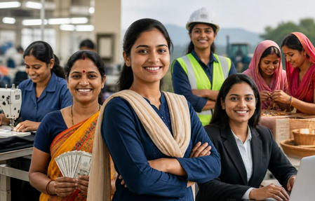 Women comprise over 40 pc of workforce in 57.8 pc districts in India