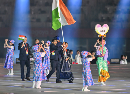 Nagoya illuminates Asia: Manu Bhaker, Pawan Sehrawat lead India as Games ‘declared open’ Nagoya illuminates Asia: Manu Bhaker, Pawan Sehrawat lead India as Games ‘declared open’
