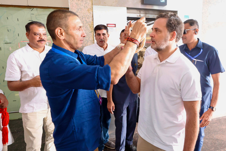CM Yadav targets Congress over education record as Rahul Gandhi reaches Indore CM Yadav targets Congress over education record as Rahul Gandhi reaches Indore