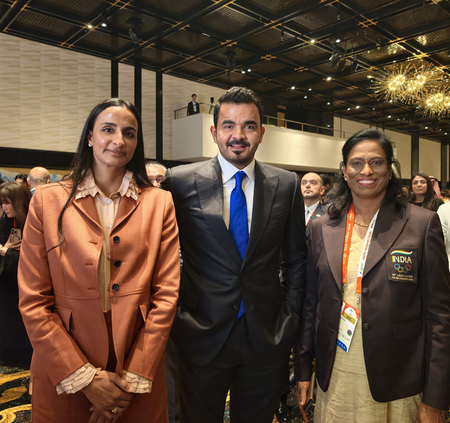 Asian Games: IOA Prez PT Usha meets OCA chief and members at welcome reception Asian Games: IOA Prez PT Usha meets OCA chief and members at welcome reception