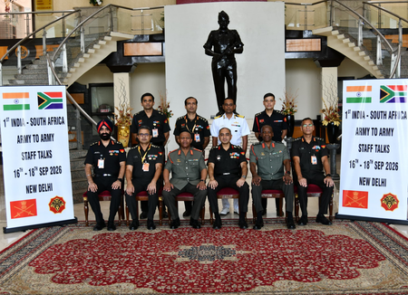 India, South Africa hold first Army-to-Army Staff Talks to deepen defence cooperation India, South Africa hold first Army-to-Army Staff Talks to deepen defence cooperation