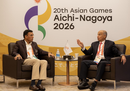 Asian Games: Sports Min Mandaviya meets OCA director, discusses strengthening India’s sporting ties Asian Games: Sports Min Mandaviya meets OCA director, discusses strengthening India’s sporting ties