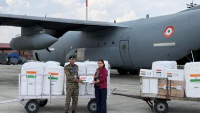India hands over additional relief supplies to flood-hit Nepal India hands over additional relief supplies to flood-hit Nepal