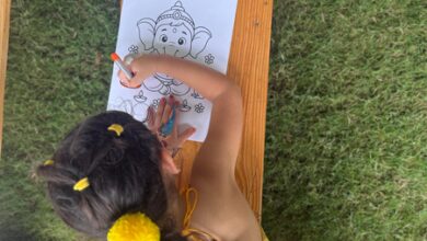 Alia Bhatt’s Ganpati glimpses include little Raha drawing Bappa