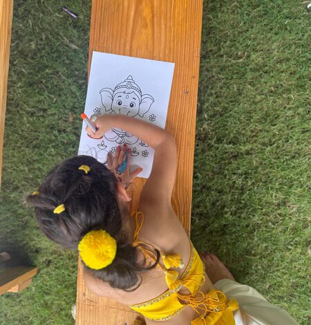 Alia Bhatt’s Ganpati glimpses include little Raha drawing Bappa Alia Bhatt’s Ganpati glimpses include little Raha drawing Bappa