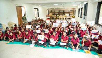 55.35 lakh students participate in ‘My Dream India’ drawing contest across Gujarat 55.35 lakh students participate in ‘My Dream India’ drawing contest across Gujarat