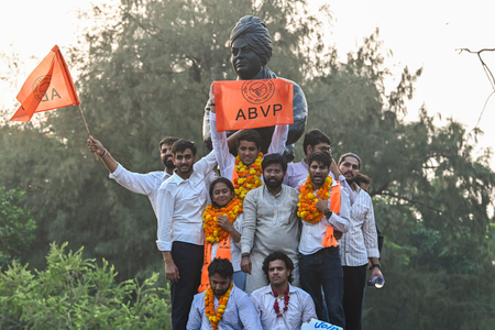 Reflects students’ support towards nation building efforts: Pralhad Joshi, Dharmendra Pradhan congratulate ABVP on DUSU poll victory Reflects students’ support towards nation building efforts: Pralhad Joshi, Dharmendra Pradhan congratulate ABVP on DUSU poll victory