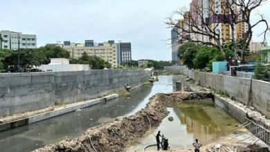 Chennai corporation sets up Mambalam canal desilting before North East monsoon Chennai corporation sets up Mambalam canal desilting before North East monsoon