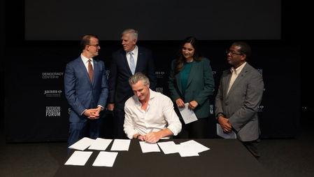 California governor signs 13 bills to protect elections from federal interference