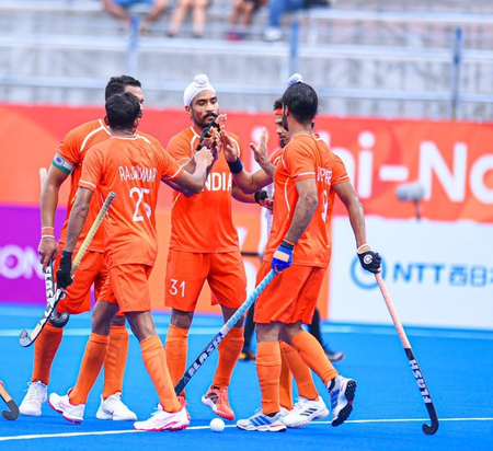 Asian Games: India begin men’s hockey title defence with 13-1 rout of Indonesia Asian Games: India begin men’s hockey title defence with 13-1 rout of Indonesia