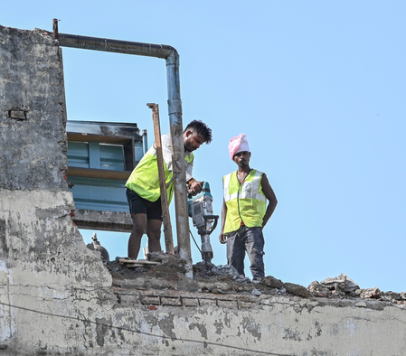 Delhi: Under-construction building collapses in Alipur area, no casualties reported Delhi: Under-construction building collapses in Alipur area, no casualties reported