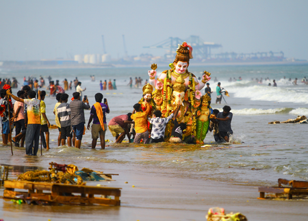 6,436 Ganesh idols immersed in Mumbai on 7th Day; no untoward incident reported 6,436 Ganesh idols immersed in Mumbai on 7th Day; no untoward incident reported