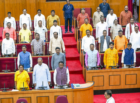 Odisha: Police steps up security ahead of Assembly session Odisha: Police steps up security ahead of Assembly session