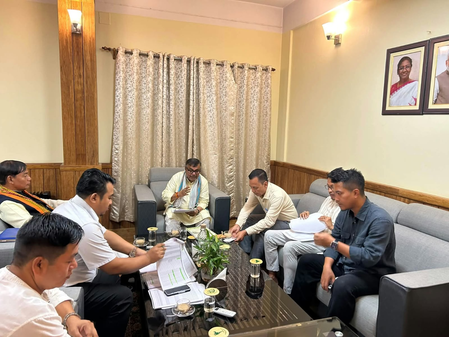 Tripura: BJP, ally discuss joint campaign strategy for Village Committee polls in tribal areas Tripura: BJP, ally discuss joint campaign strategy for Village Committee polls in tribal areas