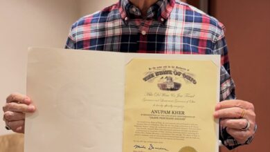 Anupam Kher feted by State of Ohio for his four-decade journey in cinema Anupam Kher feted by State of Ohio for his four-decade journey in cinema
