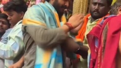Anupama Parameswaran’s ‘Crazy Kalyanam’ team offers prayers at Khairatabad Ganesh temple ahead of film’s release