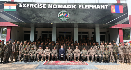 India and Mongolia set to enhance military interoperability during ‘Exercise Nomadic Elephant’ India and Mongolia set to enhance military interoperability during ‘Exercise Nomadic Elephant’