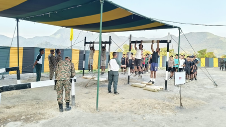 Army conducts Agniveer recruitment rally in Manipur’s Churachandpur Army conducts Agniveer recruitment rally in Manipur’s Churachandpur