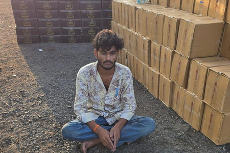 Gujarat: Liquor worth Rs 86.63 lakh seized in Rajkot, eight booked Gujarat: Liquor worth Rs 86.63 lakh seized in Rajkot, eight booked