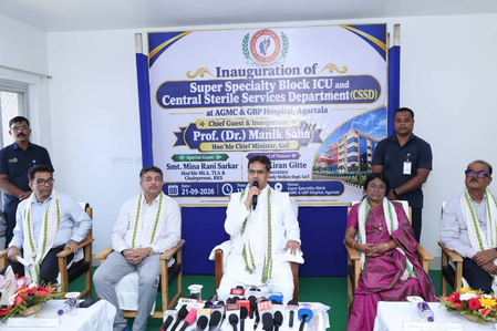 Tripura to create green corridors for ambulances during emergencies: CM Saha Tripura to create green corridors for ambulances during emergencies: CM Saha