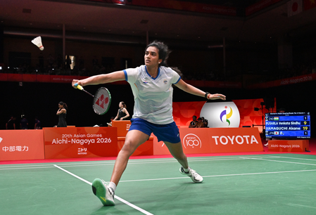 Asian Games: PV Sindhu marches into pre-quarters with win over Chiu Pin-chian Asian Games: PV Sindhu marches into pre-quarters with win over Chiu Pin-chian