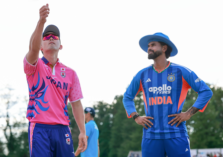 Only T20I: India survive late scare against Japan, win by two runs Only T20I: India survive late scare against Japan, win by two runs