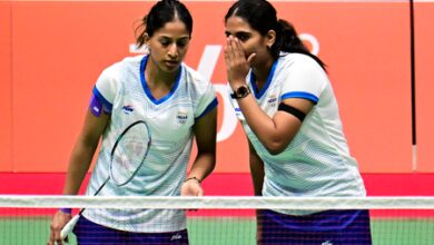 Asian Games: Satwik/Chirag crash out; Tanisha/Dhruv in QF, Treesa/Gayatri advance (round-up) Asian Games: Satwik/Chirag crash out; Tanisha/Dhruv in QF, Treesa/Gayatri advance (round-up)