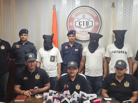 Haryana ATS unearths narco-terrorism network; seven held Haryana ATS unearths narco-terrorism network; seven held