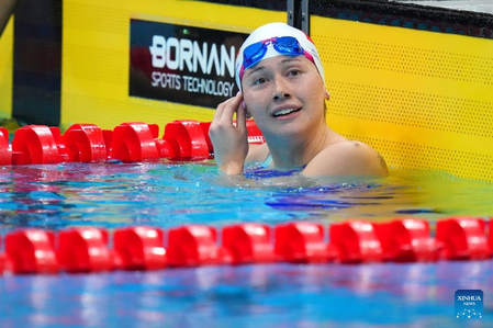 Asian Games: Peng sets record as China grabs four more gold in swimming (Roundup) Asian Games: Peng sets record as China grabs four more gold in swimming (Roundup)