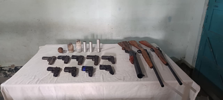 Six militants arrested, arms and ammunition recovered in Manipur operations Six militants arrested, arms and ammunition recovered in Manipur operations