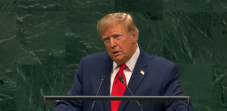Trump urges nations to withdraw from ICC Trump urges nations to withdraw from ICC