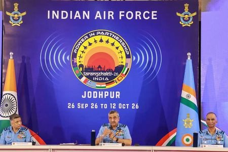 Tarang Shakti 2026 to showcase growing capabilities of Indian aerospace industry: IAF Vice Chief Tarang Shakti 2026 to showcase growing capabilities of Indian aerospace industry: IAF Vice Chief
