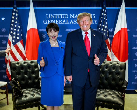 Trump, Takaichi tout robust Japan-US alliance Trump, Takaichi tout robust Japan-US alliance