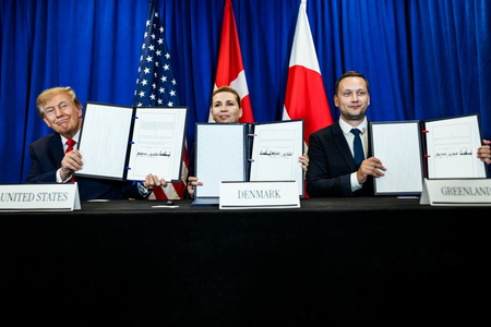 Trump seals Greenland defence deal Trump seals Greenland defence deal
