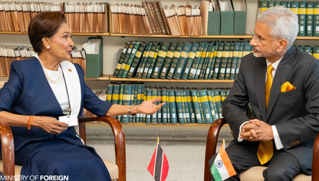Trinidad PM, EAM Jaishankar discuss economic cooperation to deepen ties Trinidad PM, EAM Jaishankar discuss economic cooperation to deepen ties