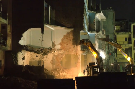 Late-night demolition drive carried out in Delhi’s Shalimar Bagh; AIMIM questions move Late-night demolition drive carried out in Delhi’s Shalimar Bagh; AIMIM questions move